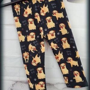Pug mug leggings